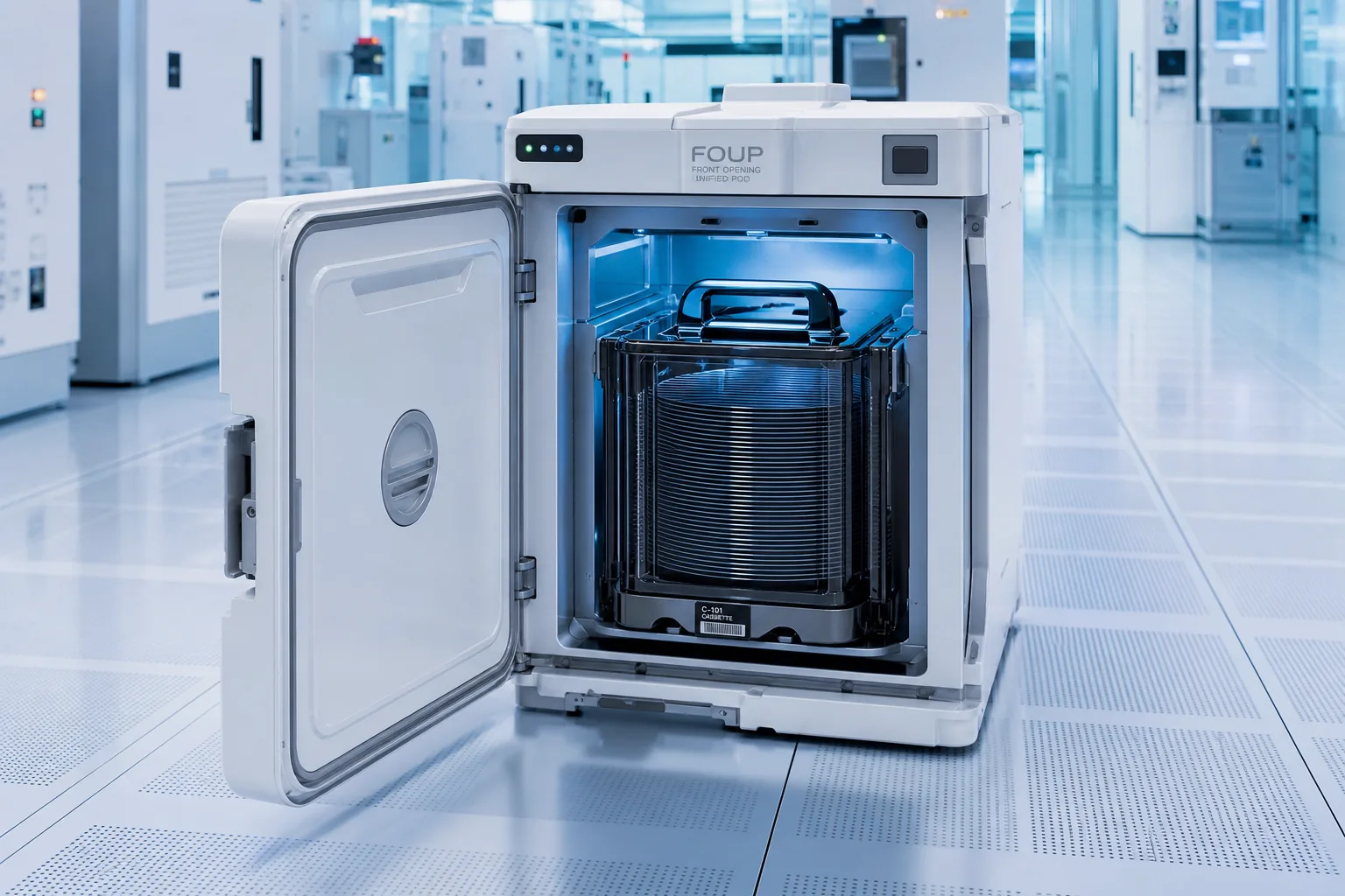 Semiconductor wafer carrier and clean-process application